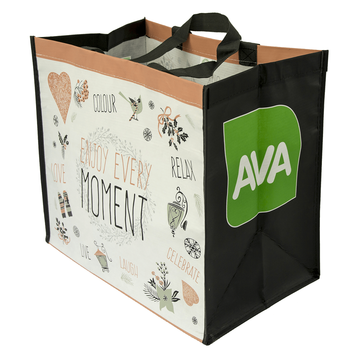 Eco-Friendly Shopping Bags | RPET Striped Grocery Bags